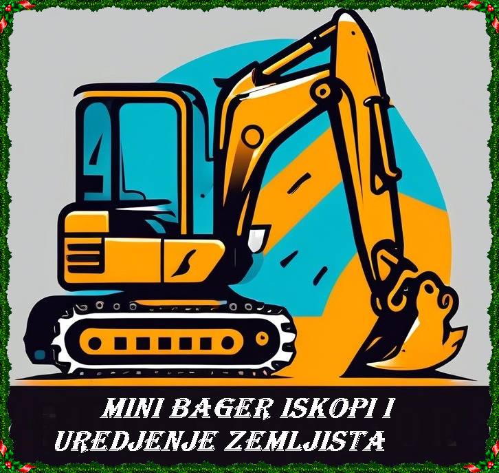iskop zemlje Beograd,mini bager iskopi i uredjenje zemljista